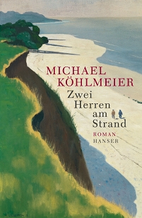 Buchcover: Ölbild von zwei Männern am STrand